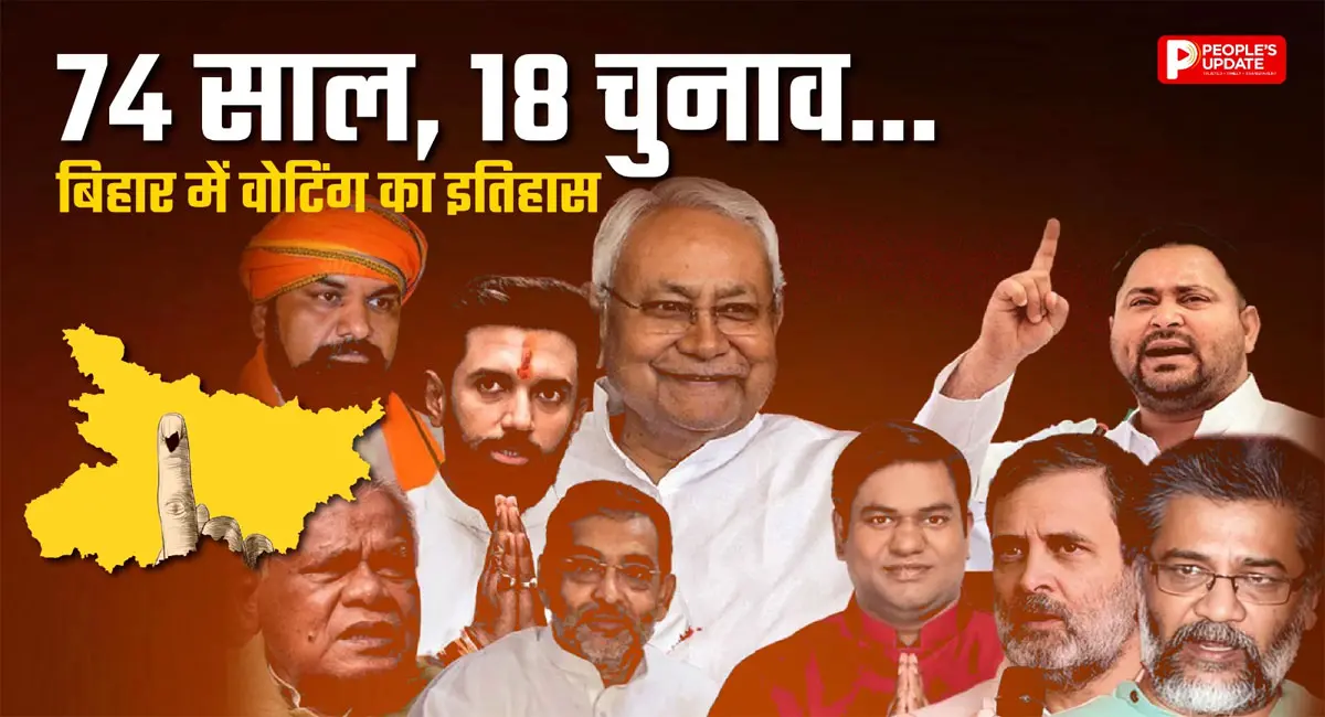 कम से ज्यादा वोटिंग और सत्ता के उतार-चढ़ाव, 1951 से 2025 तक के रंग और रुझान