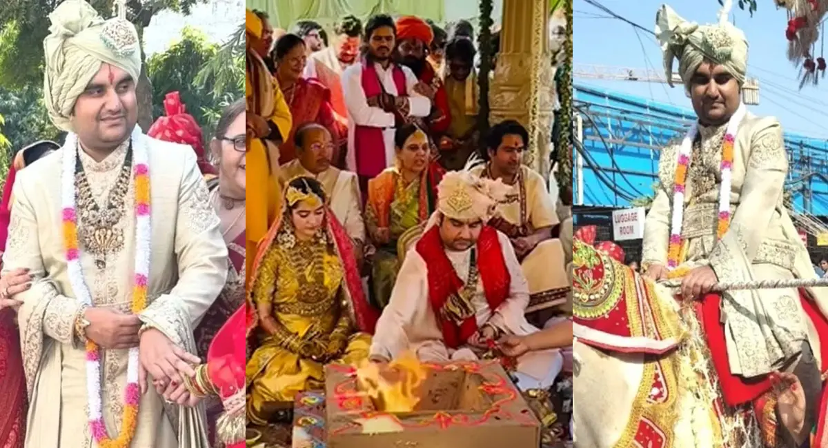 101 पंडितों के मंत्रोच्चार के बीच सात फेरे, मंडप से पहली झलक वायरल 