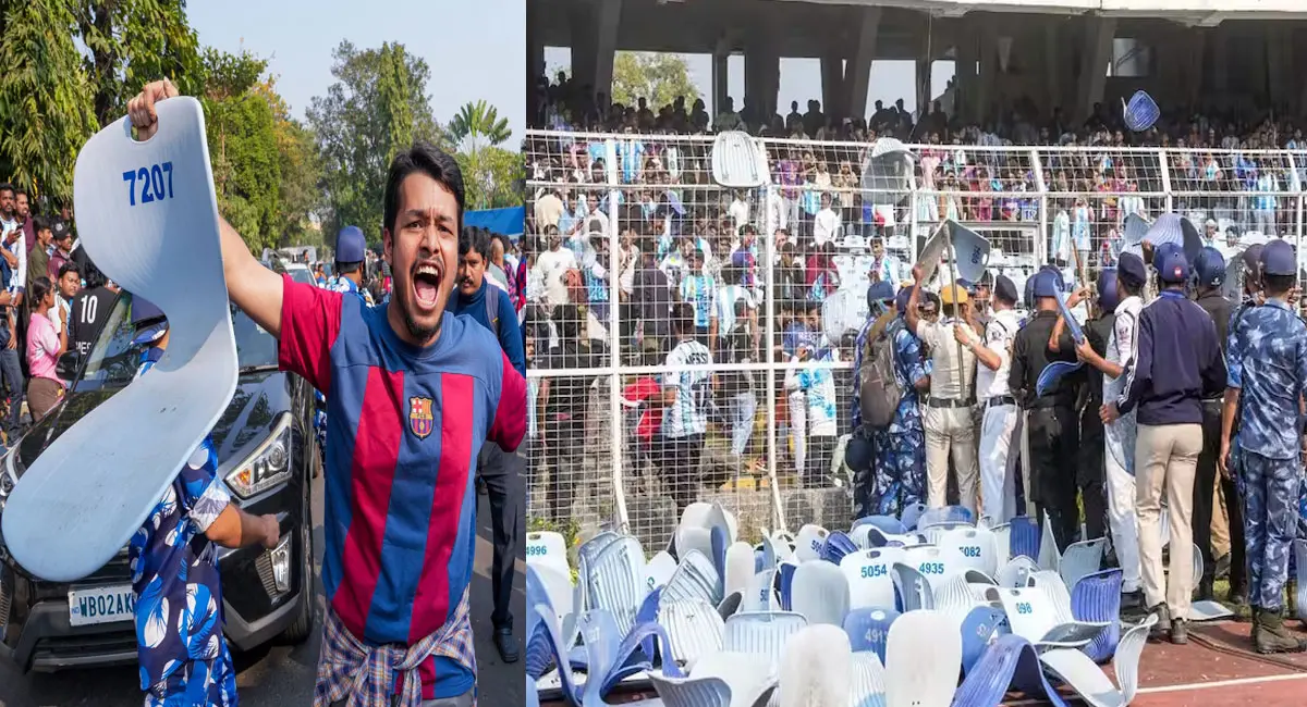 मेसी कार्यक्रम में मचा कोहराम, ऑर्गनाइजर अरेस्ट; साल्ट लेक स्टेडियम के बाहर सख्ती