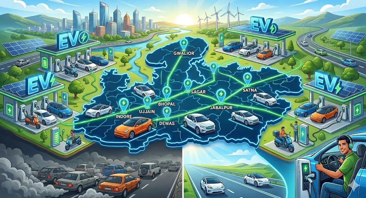एमपी के इन 8 शहरों में बनेंगे चार्जिंग स्टेशन, पेट्रोल-डीजल से मिलेगी राहत