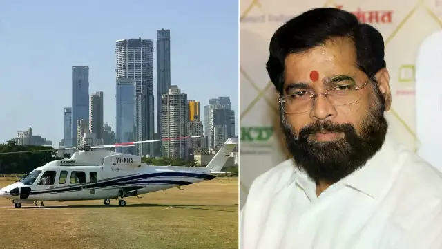 आंधी-तूफान में फंसा एकनाथ शिंदे का हेलीकॉप्टर, जुहू एयरपोर्ट पर पायलट ने सुरक्षित उतारा
