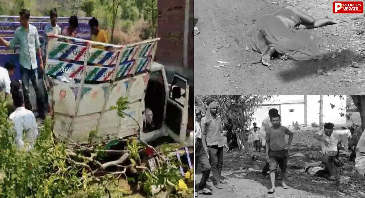 ट्रक ने मजदूरों से भरी पिकअप को मारी टक्कर, 5 की मौत