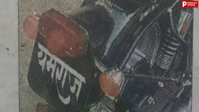 पुलिस ने काटा चालान और दी समझाइश, यातायात नियम तोड़ने पर कार्रवाई