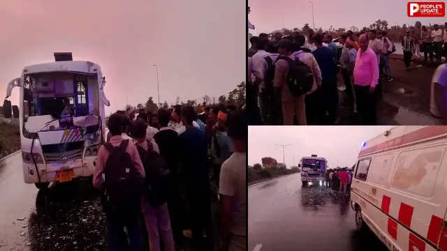 ट्रक से टकराने के बाद बस ने कार को भी मारी टक्कर, 12 से ज्यादा घायल
