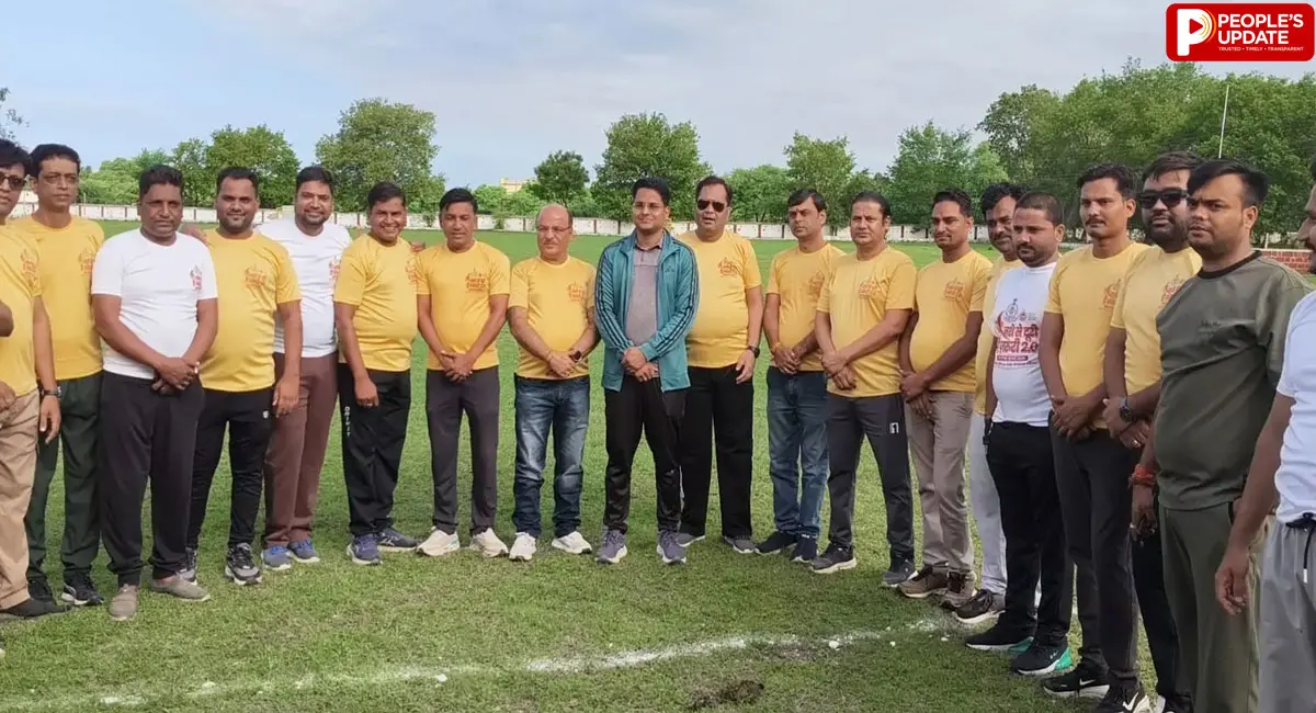 पुलिस-11 ने पत्रकार-11 को हराया, खेल के जरिए दिया जागरूकता का संदेश
