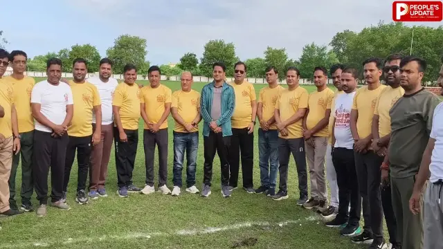 पुलिस-11 ने पत्रकार-11 को हराया, खेल के जरिए दिया जागरूकता का संदेश