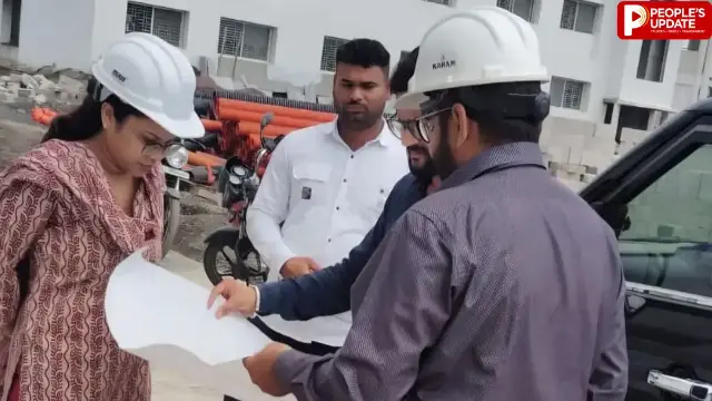 काम की गुणवत्ता जांची, बोलीं- तय समय पर पूरा हो निर्माण