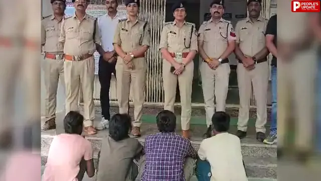 पथरिया ज्वेलरी शॉप चोरी का खुलासा, विदिशा की पारदी गैंग के 4 आरोपी गिरफ्तार