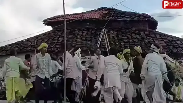 हरियाली अमावस्या पर घंसौर में गूंजा ढोल-मांदर, पारंपरिक सेल नृत्य में झूमे ग्रामीण