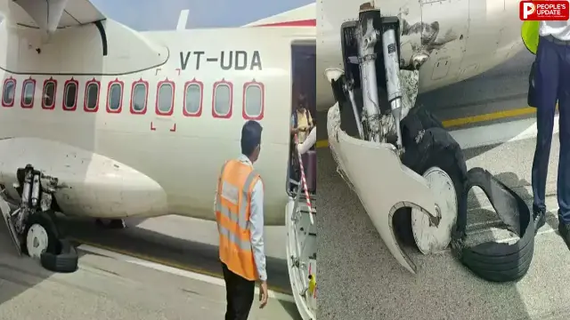 बिलासपुर एयरपोर्ट पर लैंडिंग के बाद विमान का टायर फटा, सभी यात्री सुरक्षित; प्रयागराज फ्लाइट कैंसिल