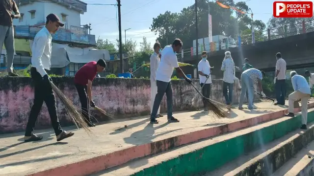 सोहागपुर में ‘स्वच्छता ही सेवा अभियान’ का शुभारंभ, पलकमती नदी घाट पर हुआ श्रमदान