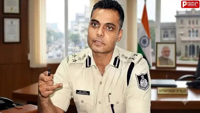 पथरिया थाने पहुंचे IG इरशाद वली, अवैध शराब-जुआ-सट्टे पर सख्ती के निर्देश