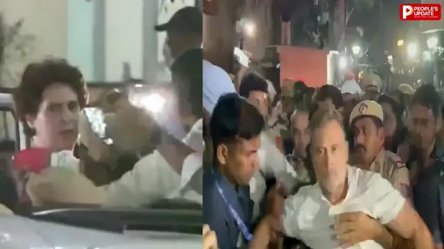 राहुल-प्रियंका गांधी हिरासत में, आकाशवाणी भवन के बाहर हंगामा; चुनाव आयोग के खिलाफ नारेबाजी