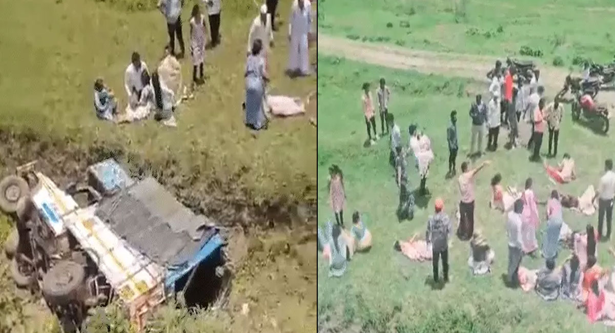 महाराष्ट्र में 6 महिला श्रद्धालुओं की मौत, नागमोड़ी घाट में पिकअप खाई में गिरी, 22 घायल