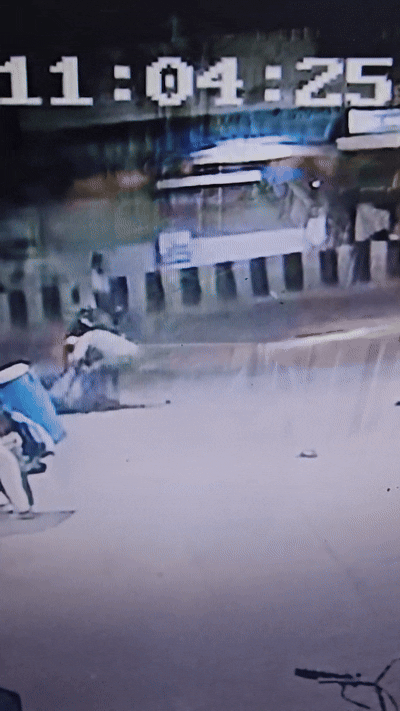 शाजापुर में पेट्रोल पंप पर युवक पर चाकू से हमला, घटना CCTV में कैद; आरोपी फरार