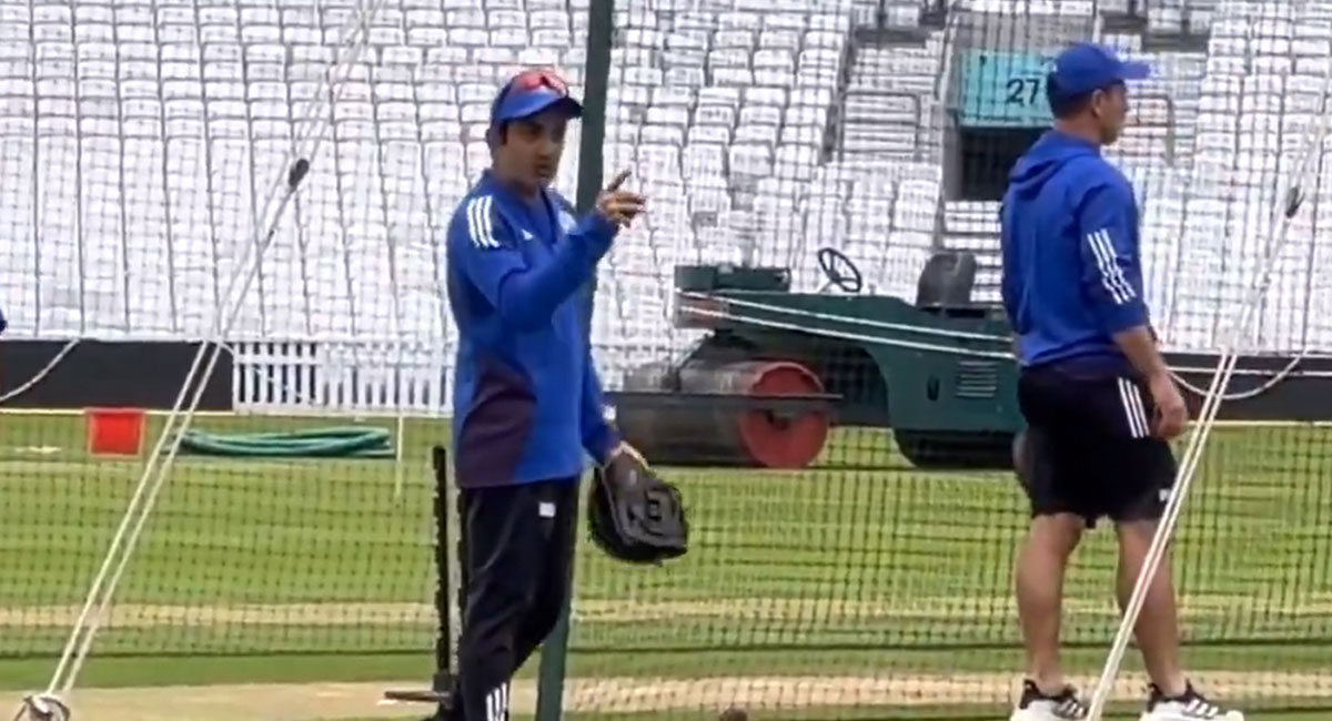 गौतम गंभीर ने पिच क्यूरेटर को दिखाए तेवर, ओवल टेस्ट से पहले तगड़ा ड्रामा, तीखी बहस का VIDEO VIRAL