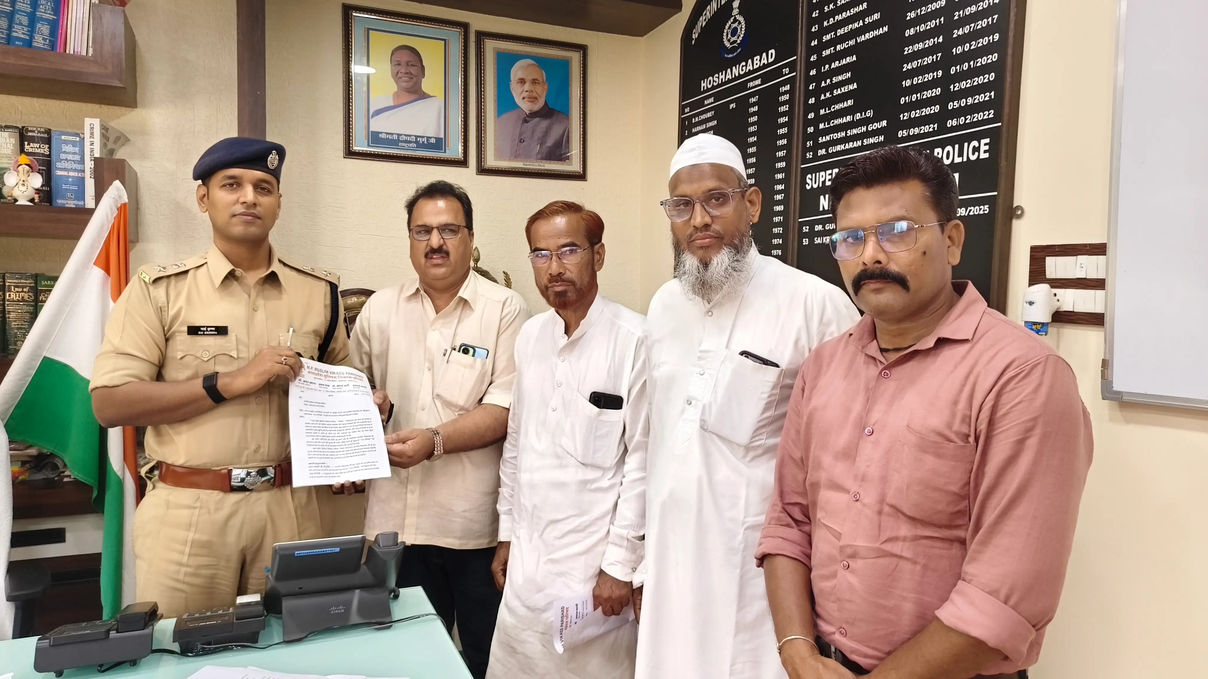 इटारसी को अपराध मुक्त बनाने की मांग, SP से बोले- फिर शुरू हो होमगार्ड्स की तैनाती