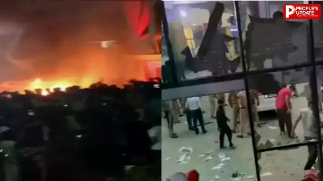 LPU में रातभर हंगामा, गेट पर तोड़फोड़ और आगजनी, सुबह फिर सड़क पर उतरे छात्र