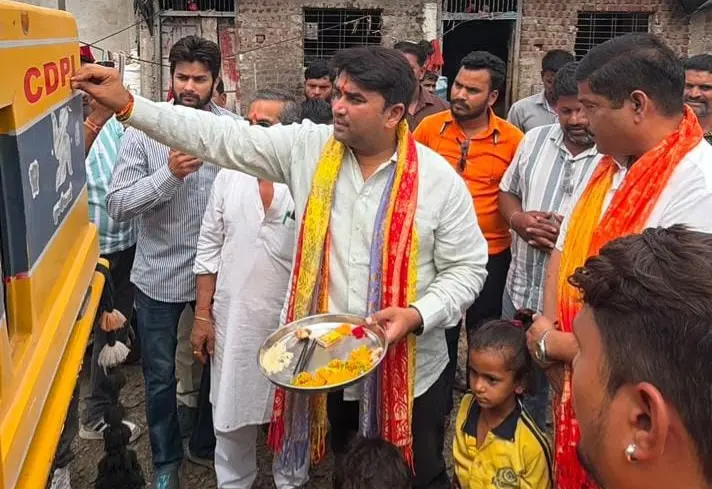 88 लाख की लागत से बढ़ियाखेड़ी में सीसी रोड निर्माण शुरू, वर्षों पुरानी परेशानी खत्म होगी
