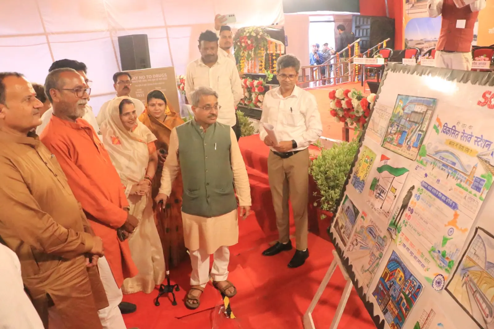 अमृत भारत स्टेशन योजना तहत पुनर्विकसित रेलवे स्टेशन का उद्घाटन हुआ