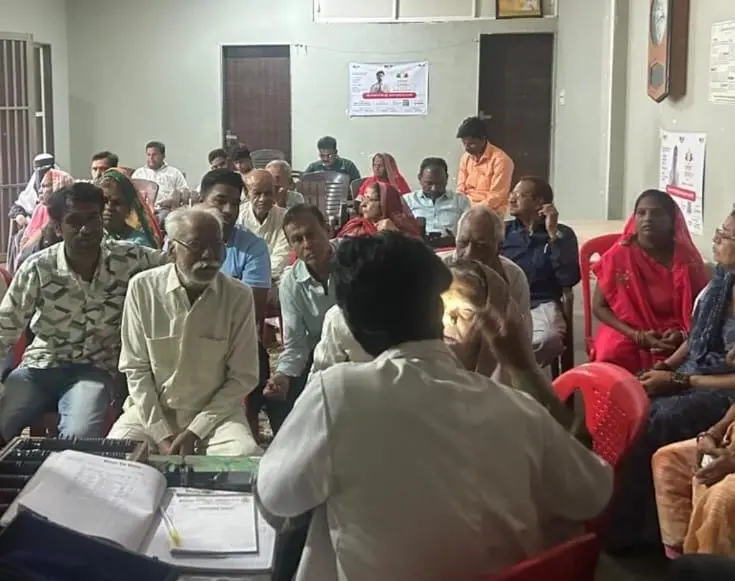 सिवनी मालवा के श्वेतांबर जैन मंदिर ट्रस्ट ने लगाया नेत्र शिविर, 100 से अधिक लोगों ने कराई आंखों की जांच