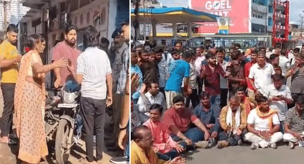 भोपाल के ऐशबाग में मांस से भरा ऑटो पकड़ाया, गोकशी का आरोप, बजरंग दल कार्यकर्ताओं ने किया हंगामा, पुलिस कर रही जांच