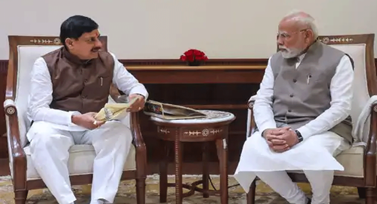 मुख्यमंत्री डॉ. मोहन यादव की पीएम मोदी से मुलाकात, अक्टूबर में किसान सम्मेलन में शामिल होने का दिया न्योता