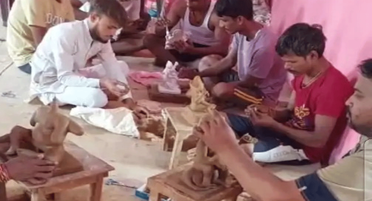 जबलपुर : सेंट्रल जेल में कैदी बना रहे इको-फ्रेंडली गणेश जी की मूर्तियां, 51 रुपए से 351 रुपए तक है मूल्य