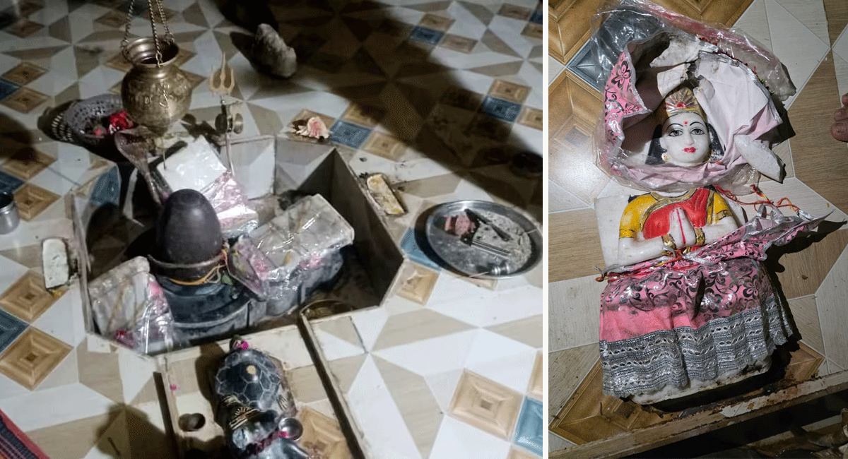 रतलाम : शिव परिवार की मूर्तियां तोड़ीं, लाठी मार-मारकर मां पार्वती, कार्तिकेय और नंदी की प्रतिमा खंडित, ग्रामीणों में आक्रोश