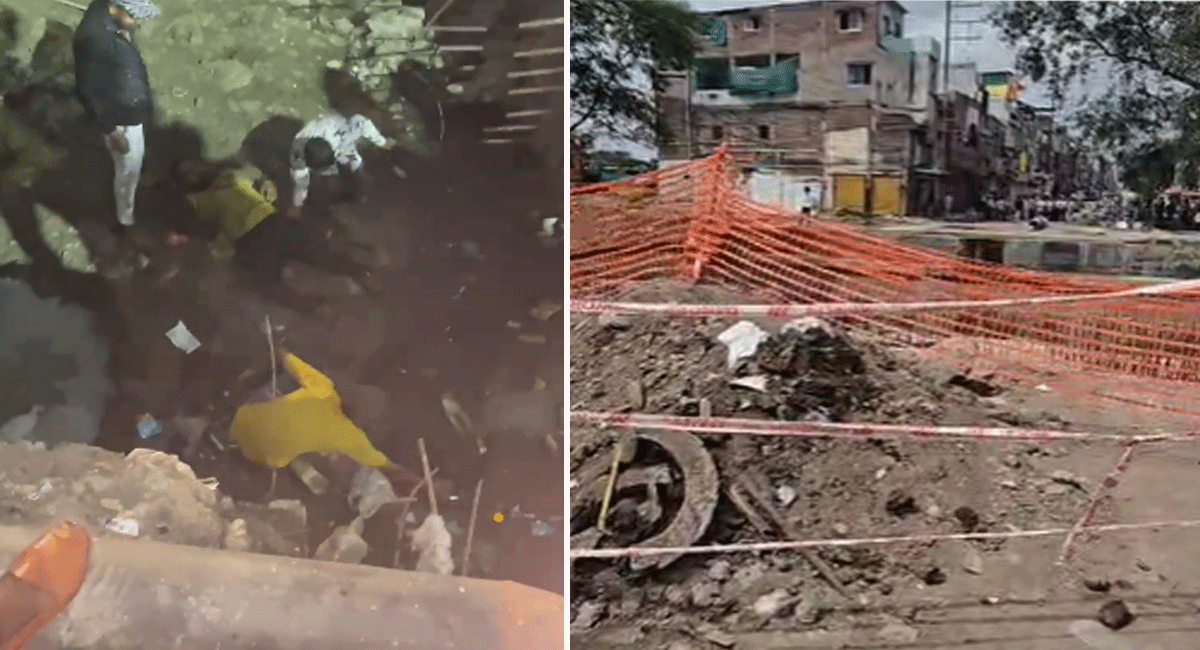 तीन महीने का था वादा, छह महीने बाद भी अधूरा पुल, बैरिकेडिंग न होने से 20 फीट नीचे गिरा बाइक चालक, मौत