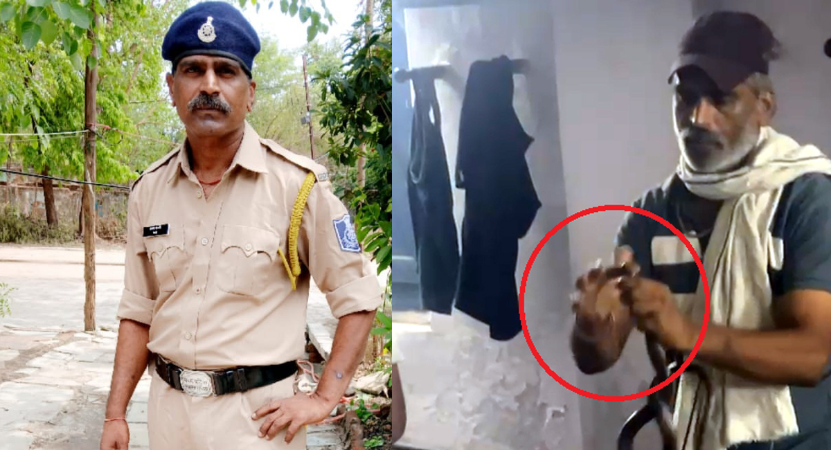 सांप को पकड़ने आरक्षक की मौत:-परिवार हुआ  बेसहारा