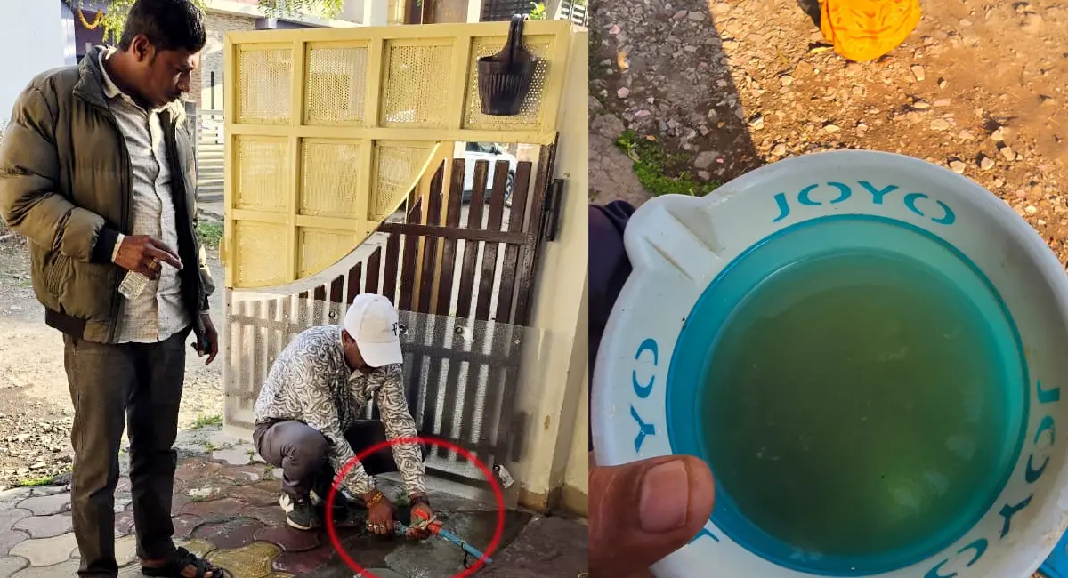 वाह रे इंदौर नगर निगम वाह - पहले पीने लायक नहीं था अब तो नहाने लायक भी नहीं बचा