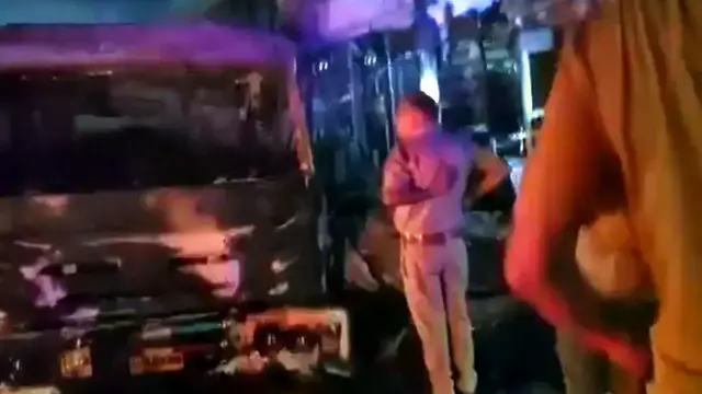 आज होगा अंतिम संस्कार; प्रत्यक्षदर्शी बोली- आंखों के सामने जिंदा जलता रहा चालक