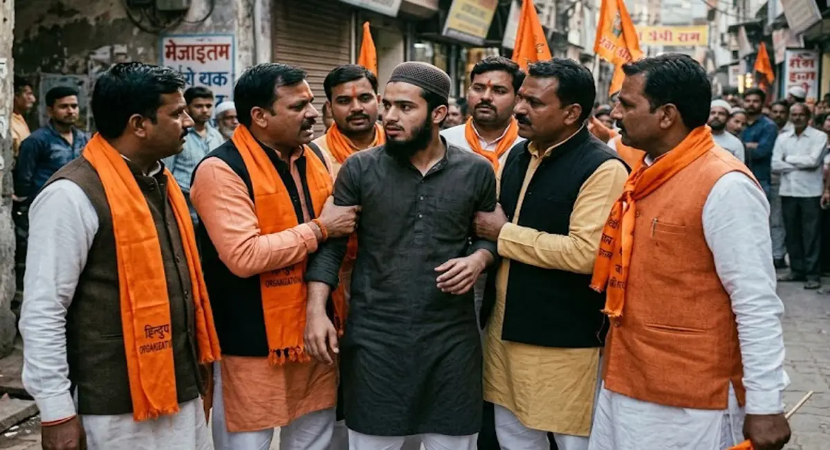 पहचान खुलते ही हिंदू संगठन ने पकड़ा