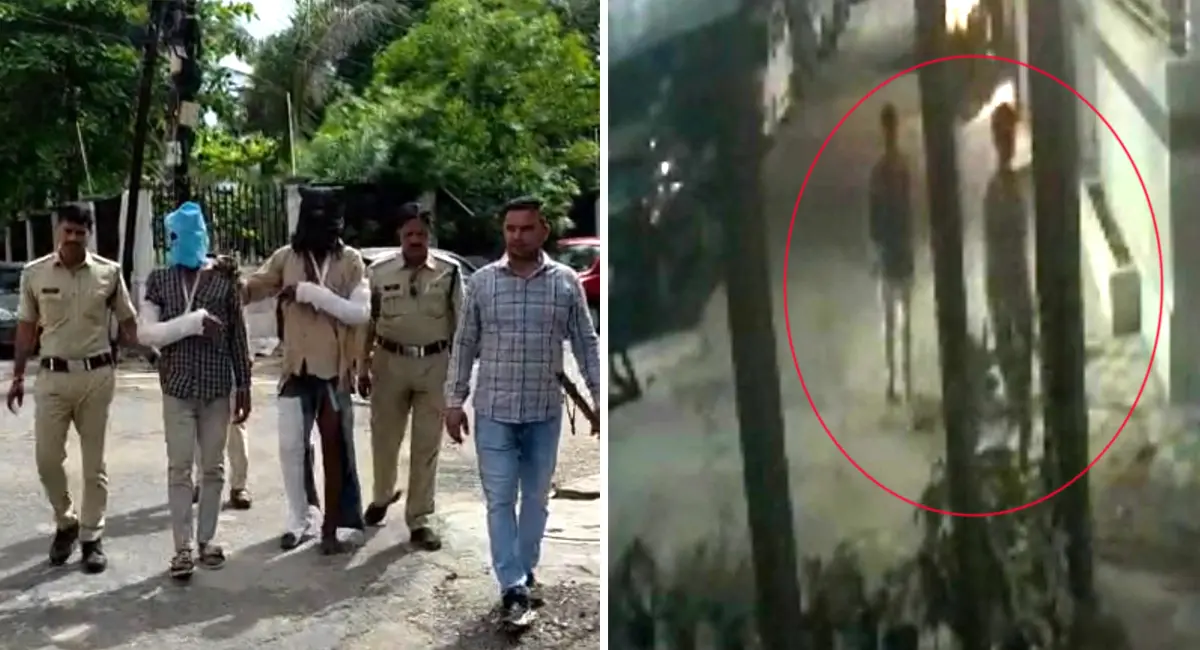 सेल्स गर्ल से लूट के बाद आरोपियों ने पुलिस टीम पर किया हमला
