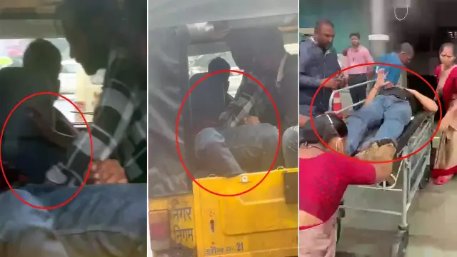 चलती सीपीआर देते हुए पहुंचाया अस्पतल