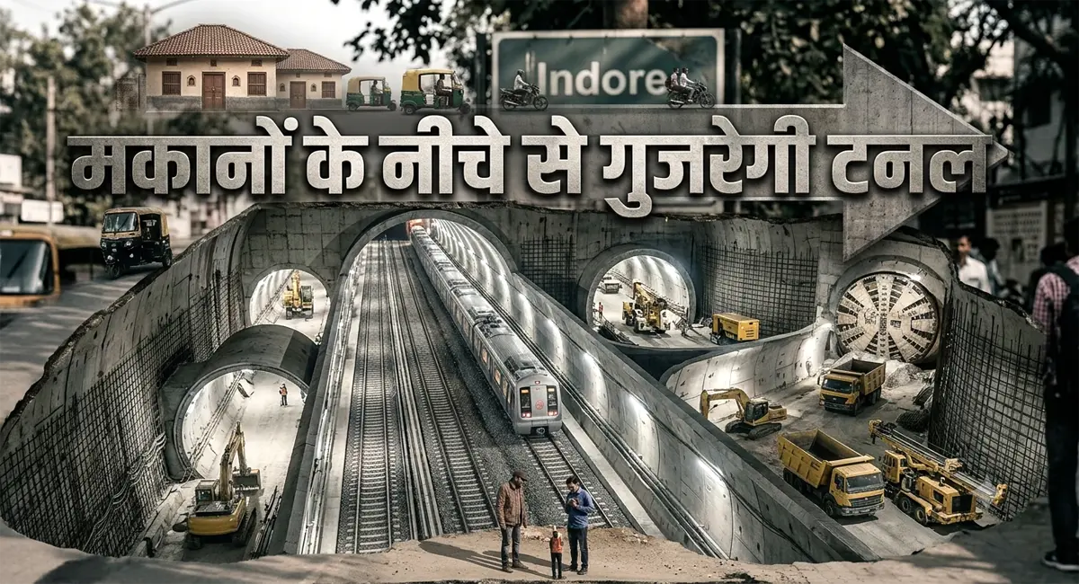 मेट्रो के लिए बंगाली से पलासिया तक घरों के नीचे खुदाई की तैयारी, सॉइल टेस्टिंग से रहवासियों में हड़कंप