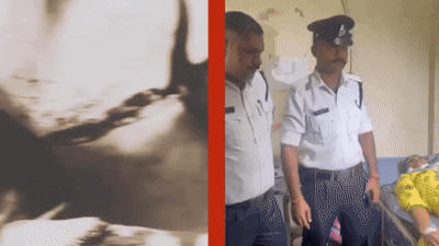 गले से बह रहा था खून, सड़क पर दौड़ती रही महिला... ट्रैफिक पुलिस ने ऐसे बचाई जान