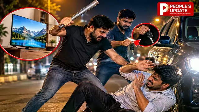 टीवी के लेन-देन पर भड़का विवाद! रास्ता रोककर युवक पर कार की चाबी से हमला