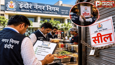 इंदौर नगर निगम द्वारा बिना ट्रेड लाइसेंस चल रहीं 14 दुकानें सील:57 कारोबारियों ने कराया लाइसेंस रिन्यू