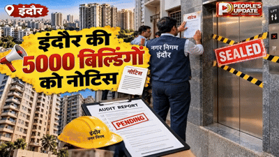इंदौर की 5000 बिल्डिंगों को नोटिस:ऑडिट रिपोर्ट नहीं तो लिफ्ट सील,नौलखा लिफ्ट हादसे के बाद निगम का बड़ा एक्शन!