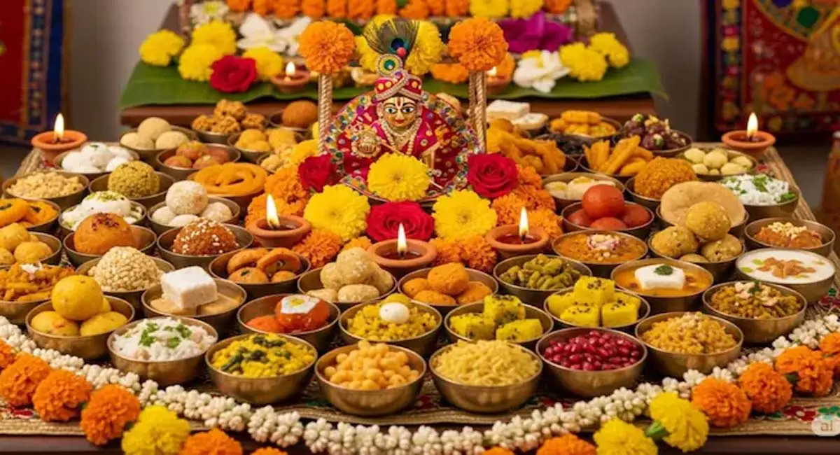 क्यों लगाया जाता है भगवान श्रीकृष्ण को 56 भोग? जानिए इसका महत्व