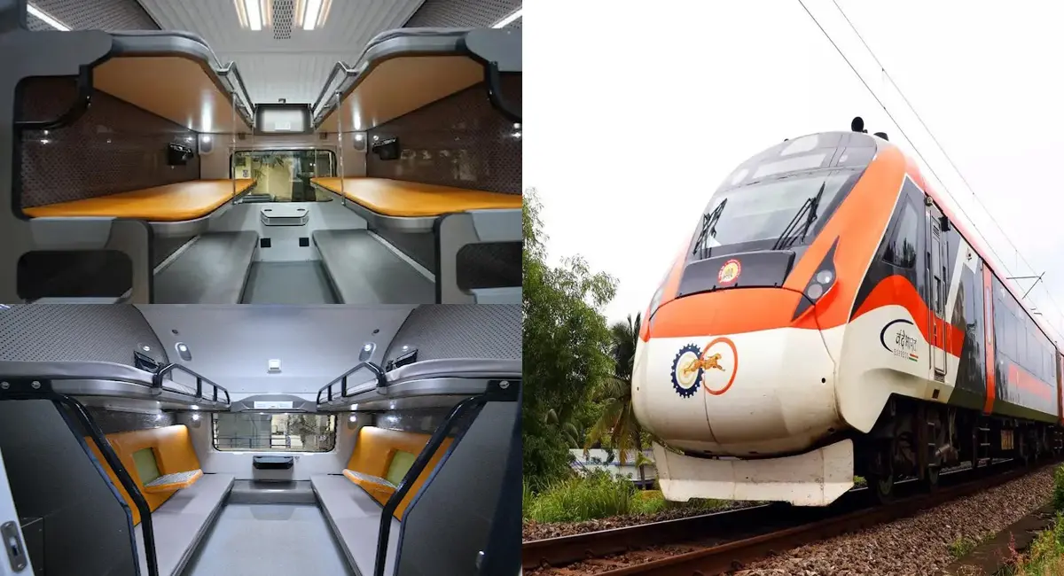 तेज रफ्तार, चार्जिंग और लाइट की सुविधा के साथ पटरी पर दौड़ेगी वंदे भारत स्लीपर ट्रेन