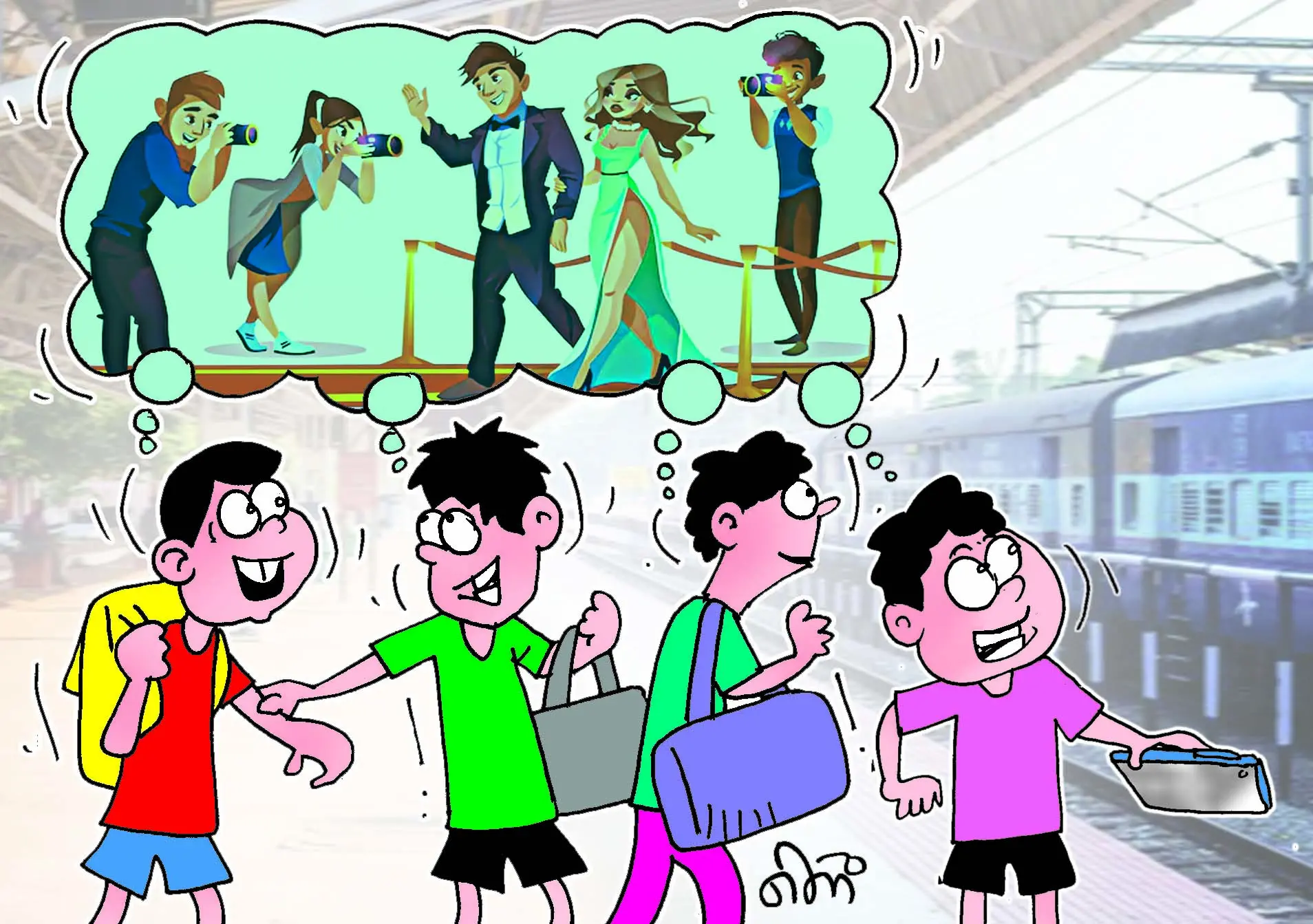 पसंदीदा एक्टर से मिलने घर छोड़कर जा रहे थे 4 टीनएजर्स