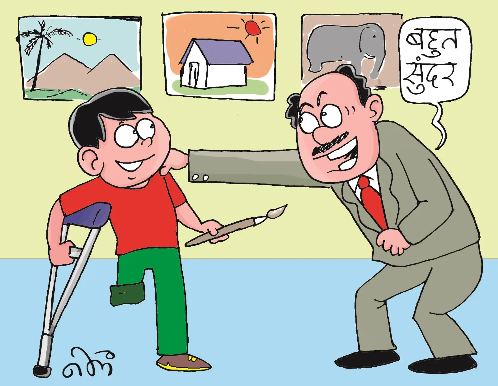 दिव्यांग बच्चों की पेंटिंग और हैंडीक्राफ्ट की प्रदर्शनी लगाएगा आयकर विभाग  