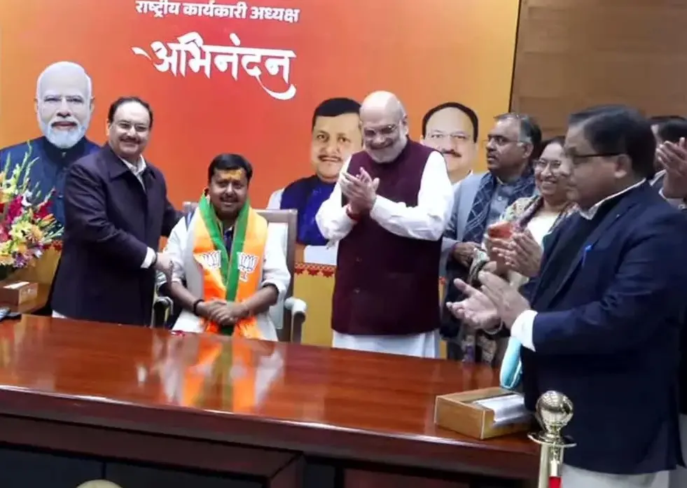 नितिन नवीन ने संभाला BJP के राष्ट्रीय कार्यकारी अध्यक्ष का पद, शाह-नड्डा रहे मौजूद