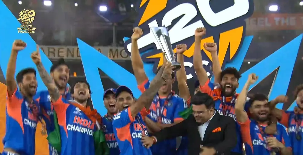 भारत तीसरी बार T20 वर्ल्ड चैंपियन, न्यूजीलैंड को 96 रन से हराकर रचा इतिहास, सूर्या की सेना ही धुरंधर