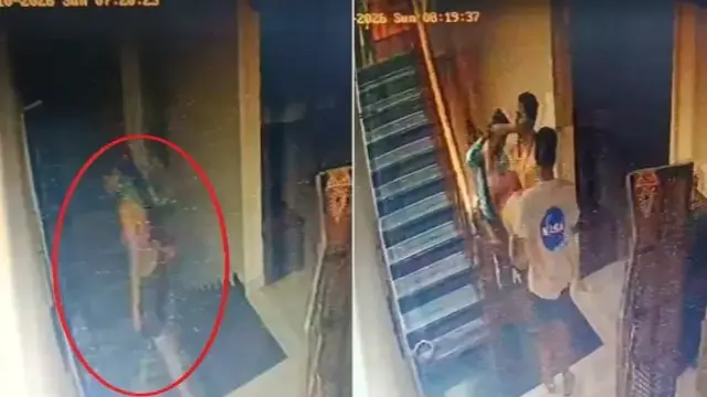 और उलझी पहेली...ट्विशा शर्मा सीढ़ी पर चढ़ती दिखी, फिर 3 लोगों ने नीचे उतारा शव, Video Viral