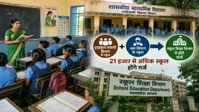 स्कूल शिक्षा विभाग में ट्राइबल-एससी और श्रम विभाग के 21 हजार स्कूल मर्ज करने की तैयारी