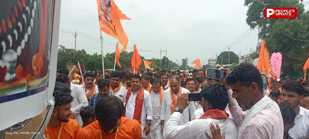 खिलचीपुर में पहली बार निकली सामूहिक कांवड़ यात्रा, 200 श्रद्धालु पैदल पहुंचेंगे उज्जैन के महाकाल मंदिर
